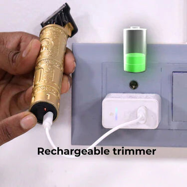Stylish Golden Trimmer With Free Ear & Nose Trimmer (6 month warranty)